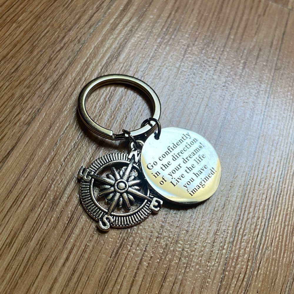 “Go Confidently” Keychain - Picture 2 of 2